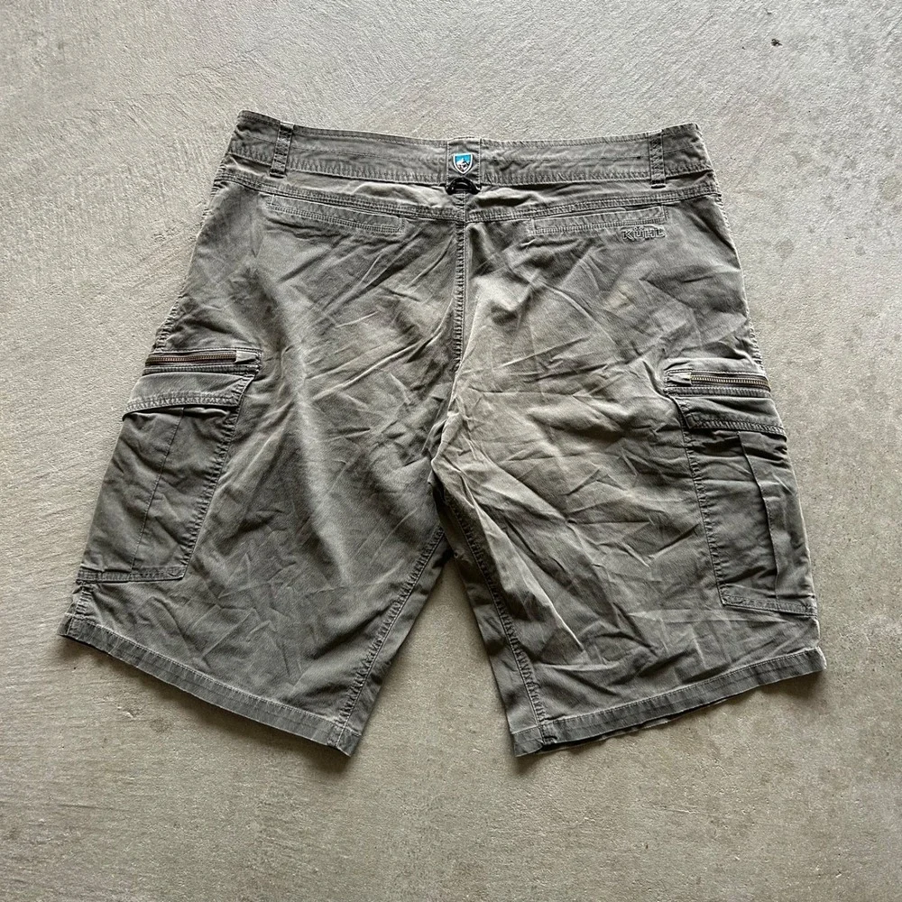 Kuhl Shorts Mens Size 40‎ Brown Vintage Patina Dye Hiking Outdoor Trail Cargo